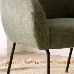 Viggo Fauteuil tapissé vert