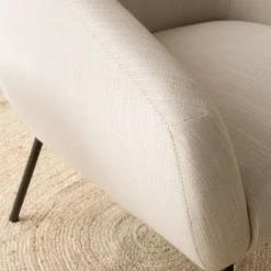 Viggo Fauteuil tapissé beige