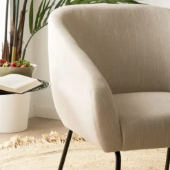 Viggo Fauteuil tapissé beige