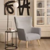 Visby Fauteuil gris perle