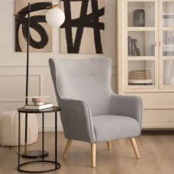 Visby Fauteuil gris perle