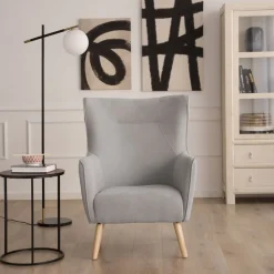 Visby Fauteuil gris perle