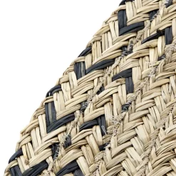 Wing Tapis en fibre naturelle bicolore